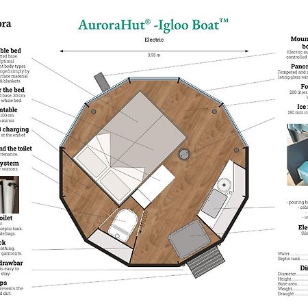 Aurora River Camp Glass Igloos & Cabins Kiruna Exterior foto