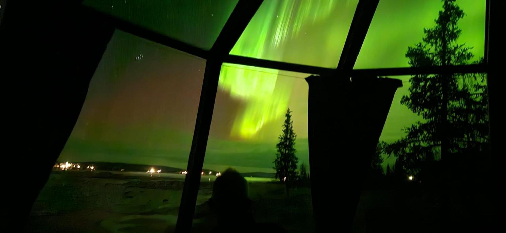 Aurora River Camp Glass Igloos & Cabins Kiruna Exterior foto